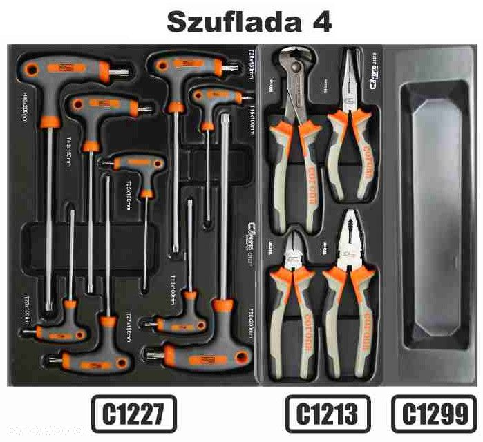 WÓZEK NARZĘDZIOWY SZAFKA CORONA C1302  ŻURAW 2T - 7