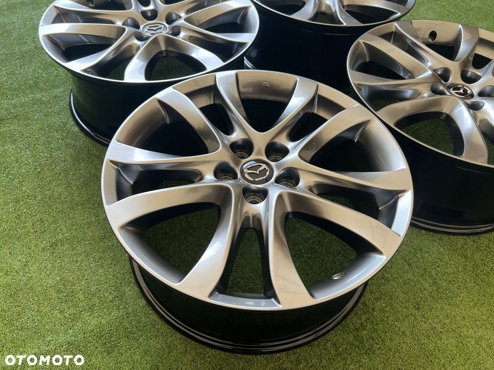 KOMPLET FELG FELGI ALU MAZDA CX-3 CX-5 CX30 CX60 19 ET45 ORYGINALNE - 1
