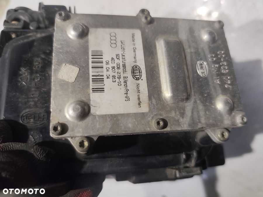 AUDI A8 D3 03r LAMPA BI-XENON PRAWY PRZÓD EUROPA KOMPLETNA BEZ DOŚWIETLENIA - 4