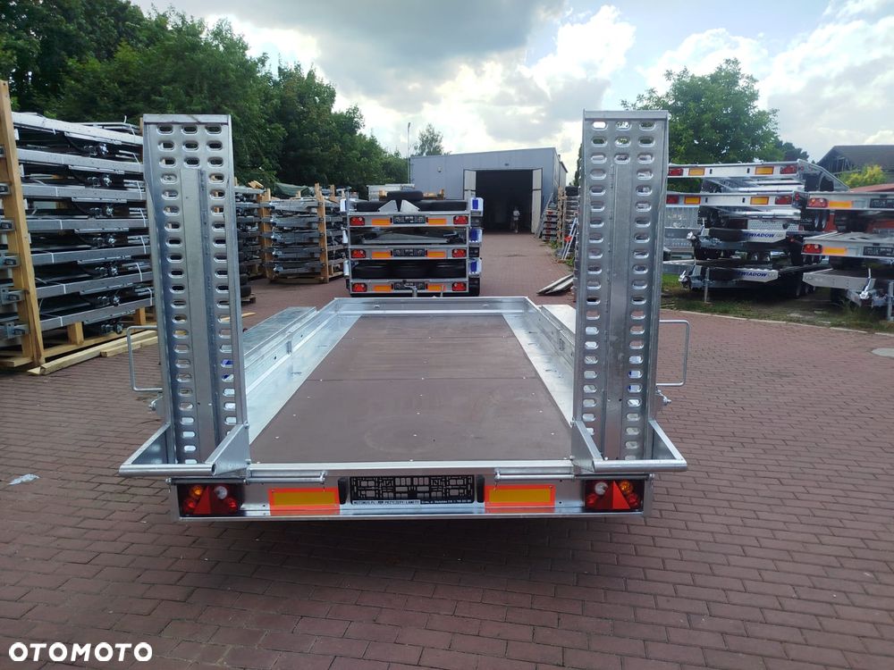 Niewiadów Przyczepa do przewozu sprzętu budowlanego Niewiadów K4035 406x195cm 3500kg 3 osie pod koparke koparka walec MOTOMUS - 6