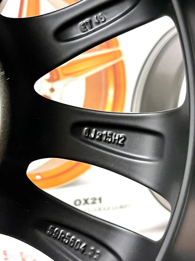 Jante Renault Clio, Symbol, Captur, Twingo, Zoe, 15 inch, noi - 7