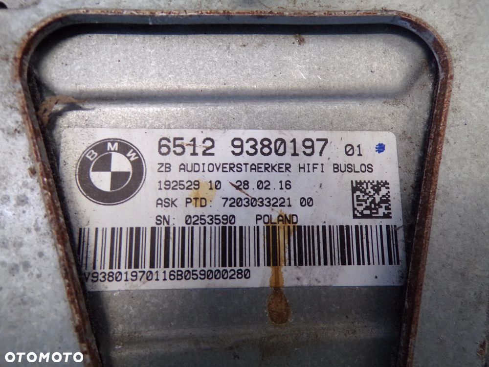 WZMACNIACZ HIFI WIFI BMW 2 F45 F46 9380197 - 3