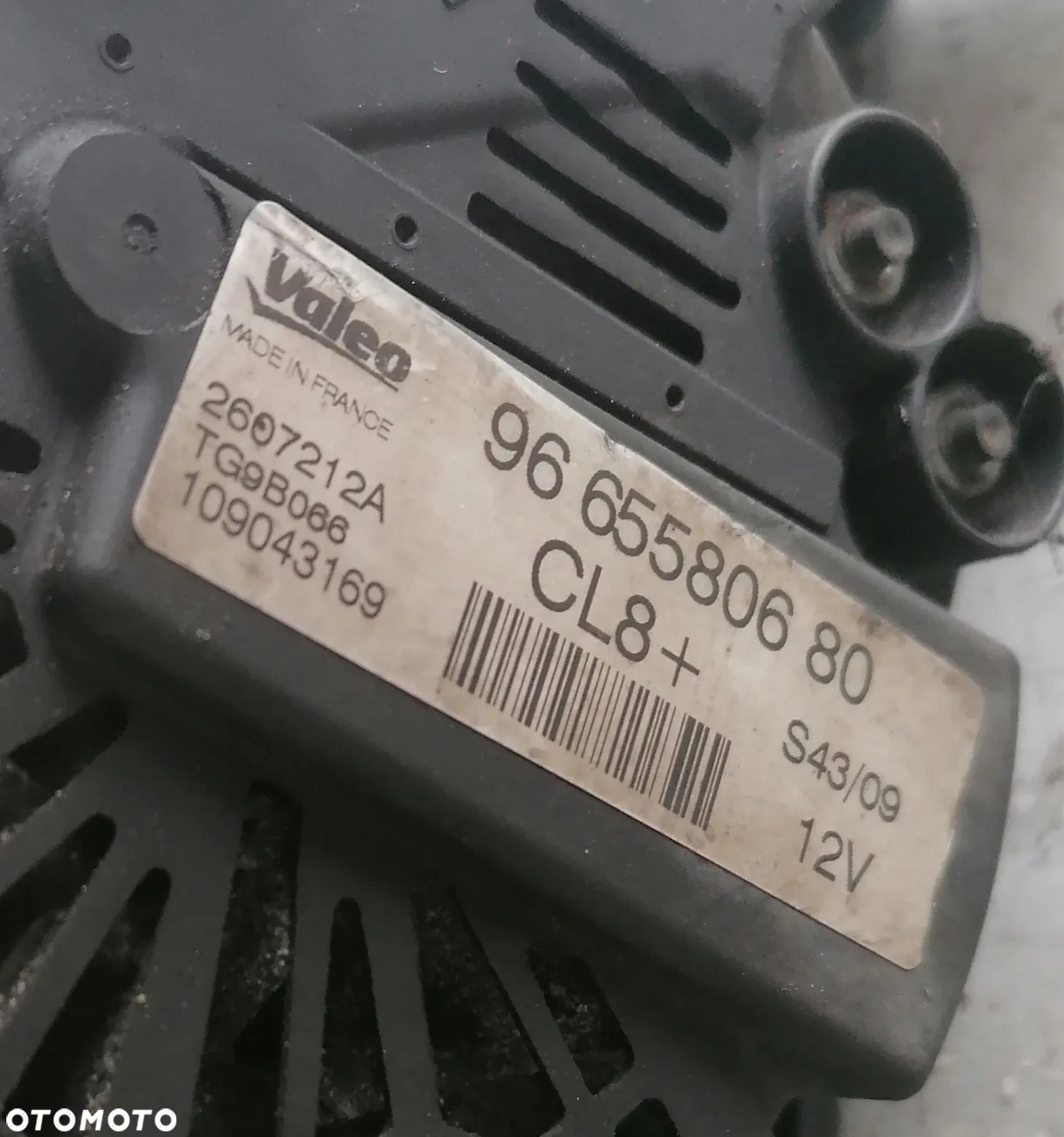 CITROEN C4 04- 1.6 HDI ALTERNATOR 9665580680 - 2