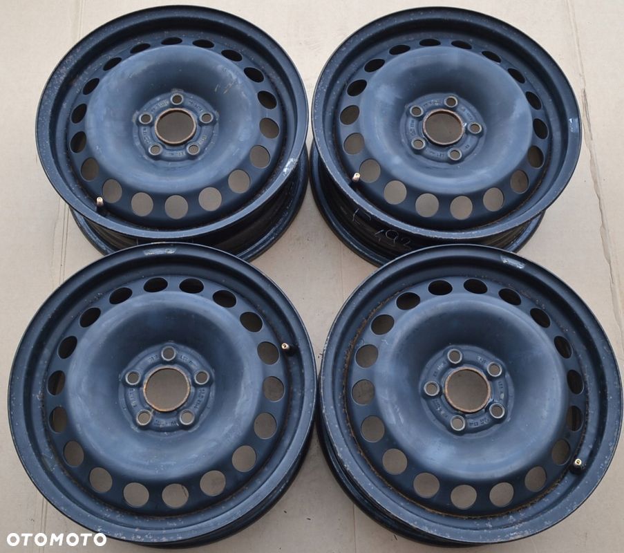 FELGI STALOWE OEM VW SKODA SEAT 5x100 5,5J15 ET 40 x4szt F-493 - 1