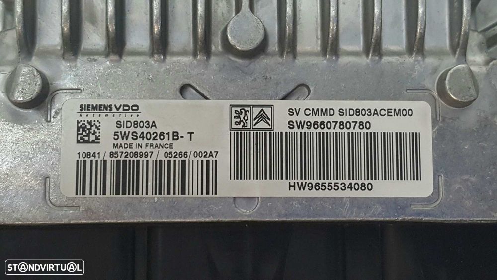 CENTRALINA DO MOTOR UCE PEUGEOT 407 ST SPORT PACK - 4