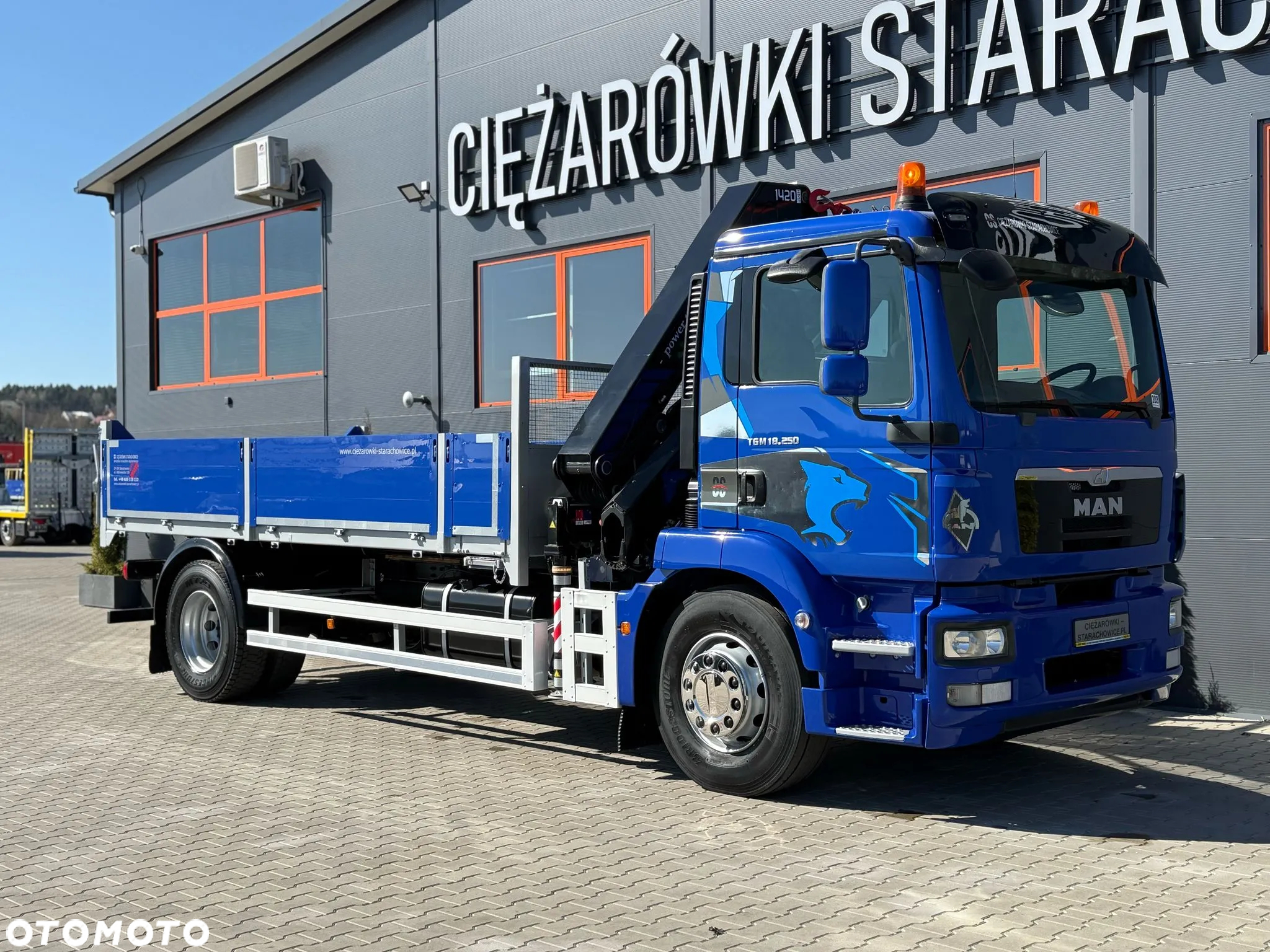 MAN TGM TGL TGS 18.250 // E5 //  wywrotka // skrzynia // HDS HMF z pilotem // 4x2 // budowlanka // kiper wywrot żuraw dzwig kran crane - 8