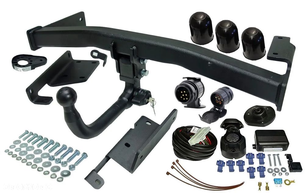 HAK HOLOWNICZY Z KULĄ WYPINANĄ PIONOWO+MODUŁ13PIN +WIĄZKA NISSAN MURANO3III Z52 od2014+USA - 4