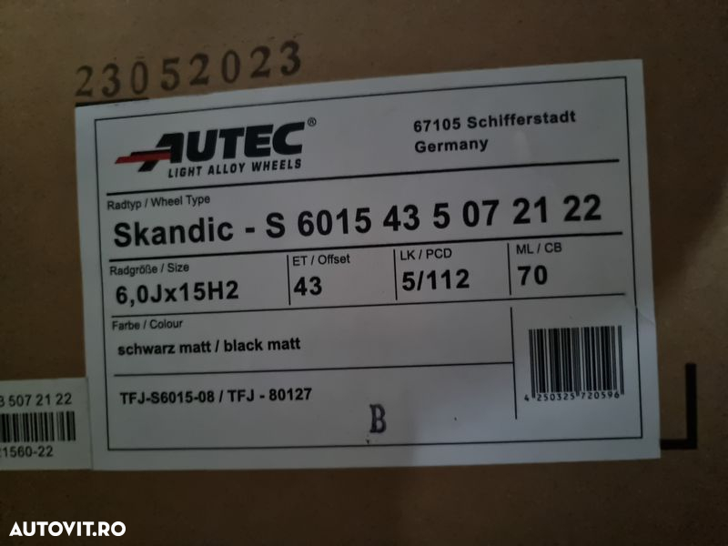 Jante 15'' Vw Volkswagen Folksvagen Audi - 6