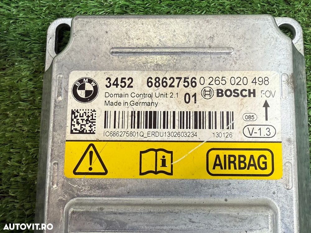 AIRBAG CALCULATOR  (4 BUC. ) BMW 116I SERIA 1 F20 F21 2012 2011-2019 / BMW 320D F30 F31 SERIA 3 2.0 DIESEL 2012 2011-2019 COD OEM 3452685869801 3452686275601 3452686338901 3452685631401 - 6