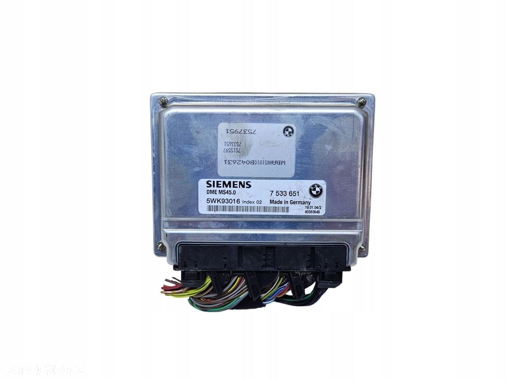 Komputer Sterownik ECU BMW E60 5WK93016 7533651