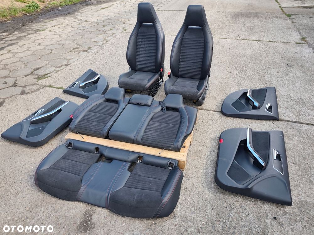 mercedes w176 amg fotele kanapa komplet uk - 2