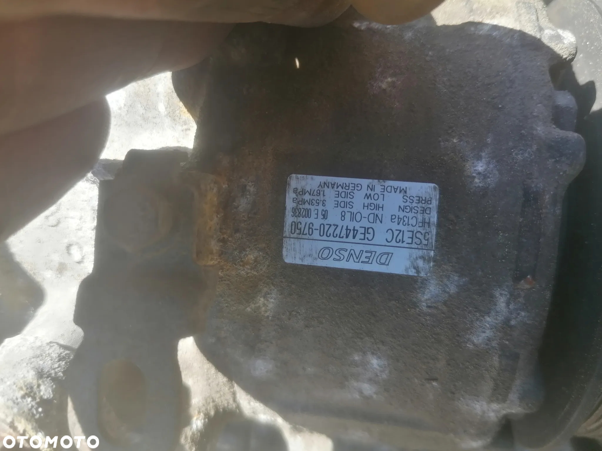 Toyota Avensis t25 1.8 2.016V 2.0 D4D kompresor sprezarka przewody chłodnie wentylator - 6