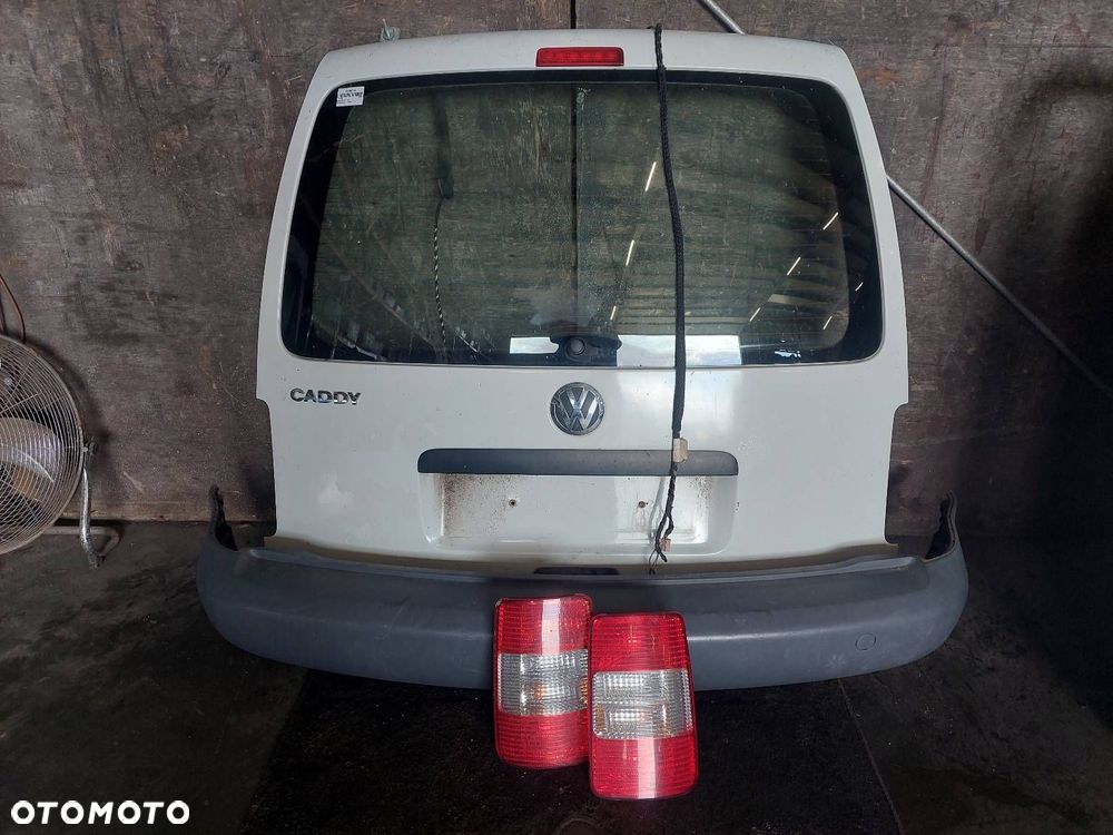 KOMPLETNY TYŁ VOLKSWAGEN CADDY III LB9A KLAPA ZDERZAK LAMPY - 1