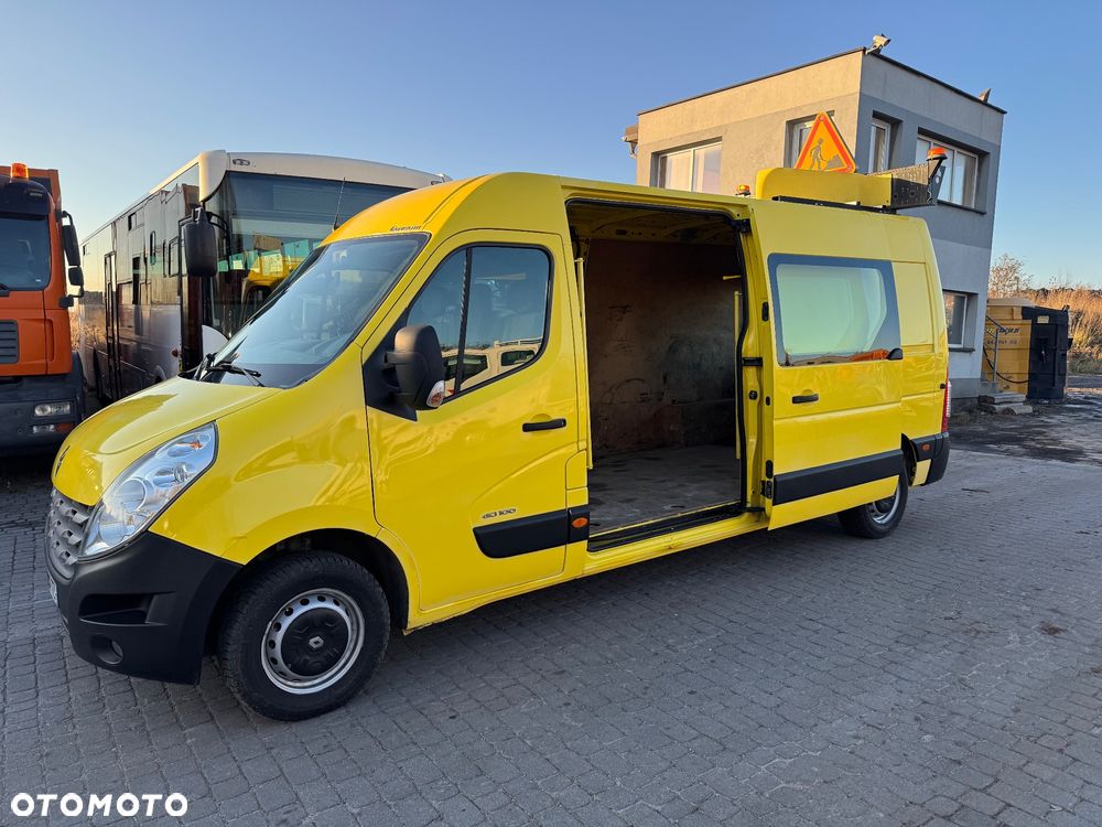 Renault Master 2xDrzwi Przesuwne 2014r. L3H2 Maxi Klima I wł. Tablica LED Roboty Drogowe Koguty - 3