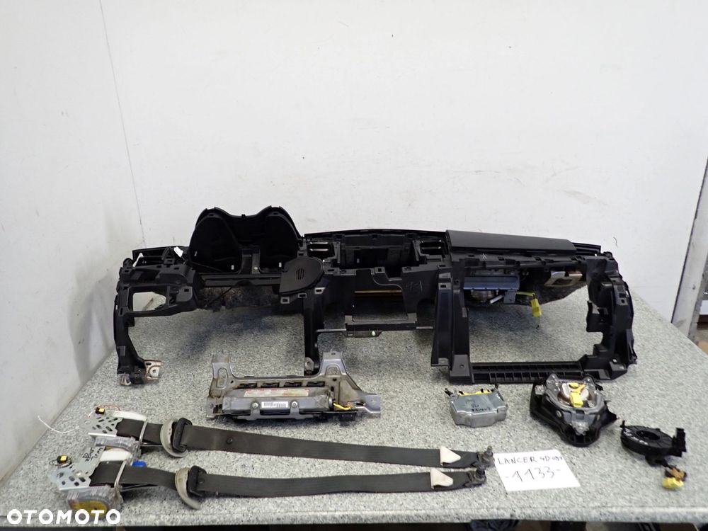 MITSUBISHI LANCER VIII 4D 08- DESKA ROZDZIELCZA PODUSZKI POWIETRZA ZESTAW - 8