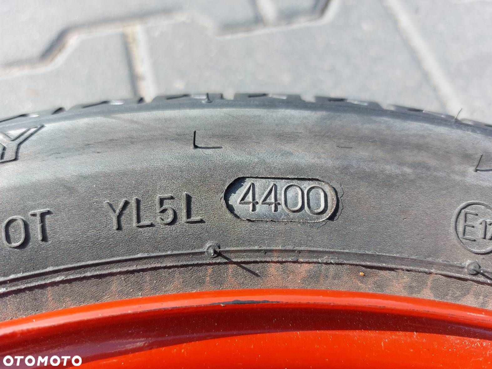 KOŁO DOJAZDOWE 115/70R16 4X16 ET 43 5X110 65.1 FI NOKIAN SPARE 2000r - 7