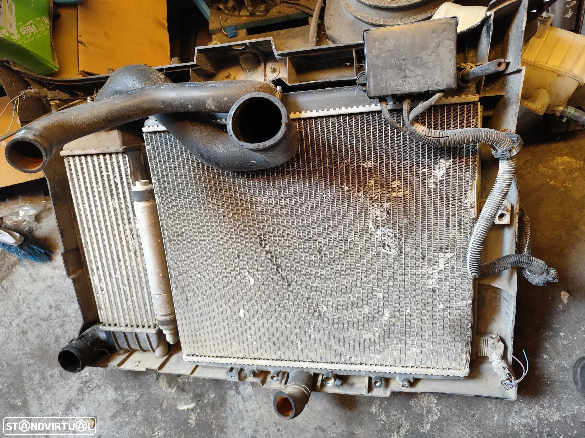 CITROEN C8 / PEUGEOT 807 FRENTE FIBRA RADIADORES TERMOVENTILADOR - Z509 - 4