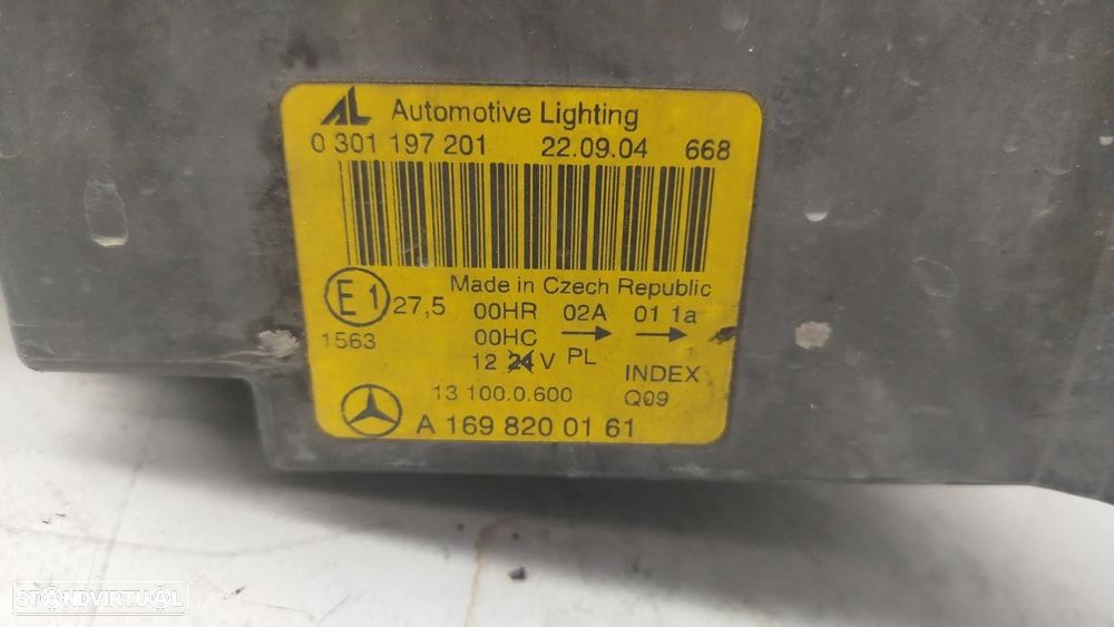 Ótica / farol esquerda MERCEDES-BENZ Classe A (W169) - 4