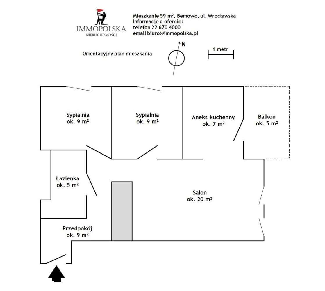 Wrocławska, trzy pokoje w apartamentowcu - Pełny obrazek: 2/13