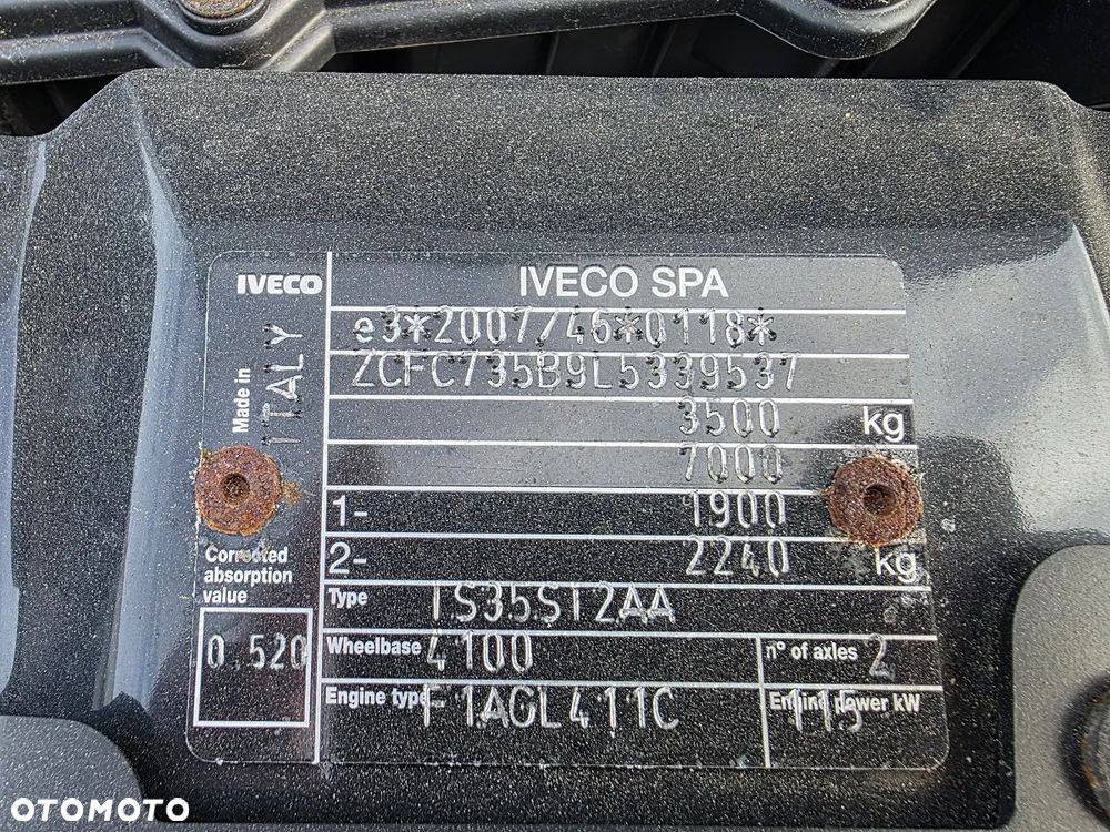 Iveco DAILY  35S16  12 PALET WINDA 1000 KG - 27
