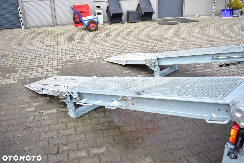 Müller-Mitteltal Przyczepa niskopodwoziowa/ Tandem/ do transportu maszyn budowlanych, kontenerów/ DMC : 18.000 KG/ Najazdy/ Sprowadzona z Niemiec / Jak nowa ! - 11