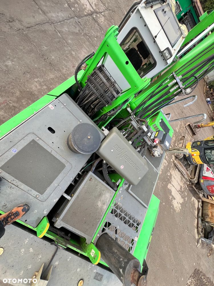 Sennebogen 825 klima + webasto + centralne smarowanie + GENERATOR dynaset 10kW + CHWYTAK do złomu 0,8m3, wideo - 23