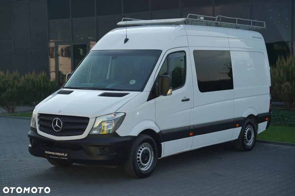 Mercedes-Benz SPRINTER 310 CDI / BRYGADÓWKA  7 MIEJSC / MANUAL / BLASZAK / FURGON - 4