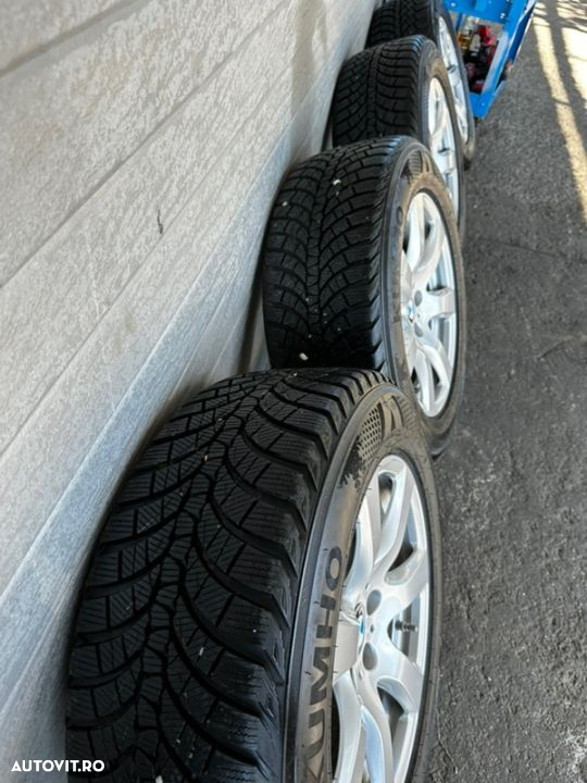 roti jante anvelope cauciucuri de iarnă bmw F01 seria 730d seria 5 Gt F07  R17 245 55 kumho dot 2019 X3 F25 - 5