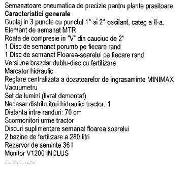Gaspardo Semanatoare MTR 6 randuri - 6