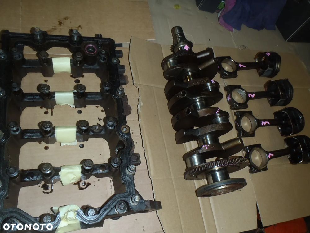 pół miska wał tłoki silnik a nominał  mini cooper r50 r51 r52 r53 1.6 posiadam wszystkie części - 1