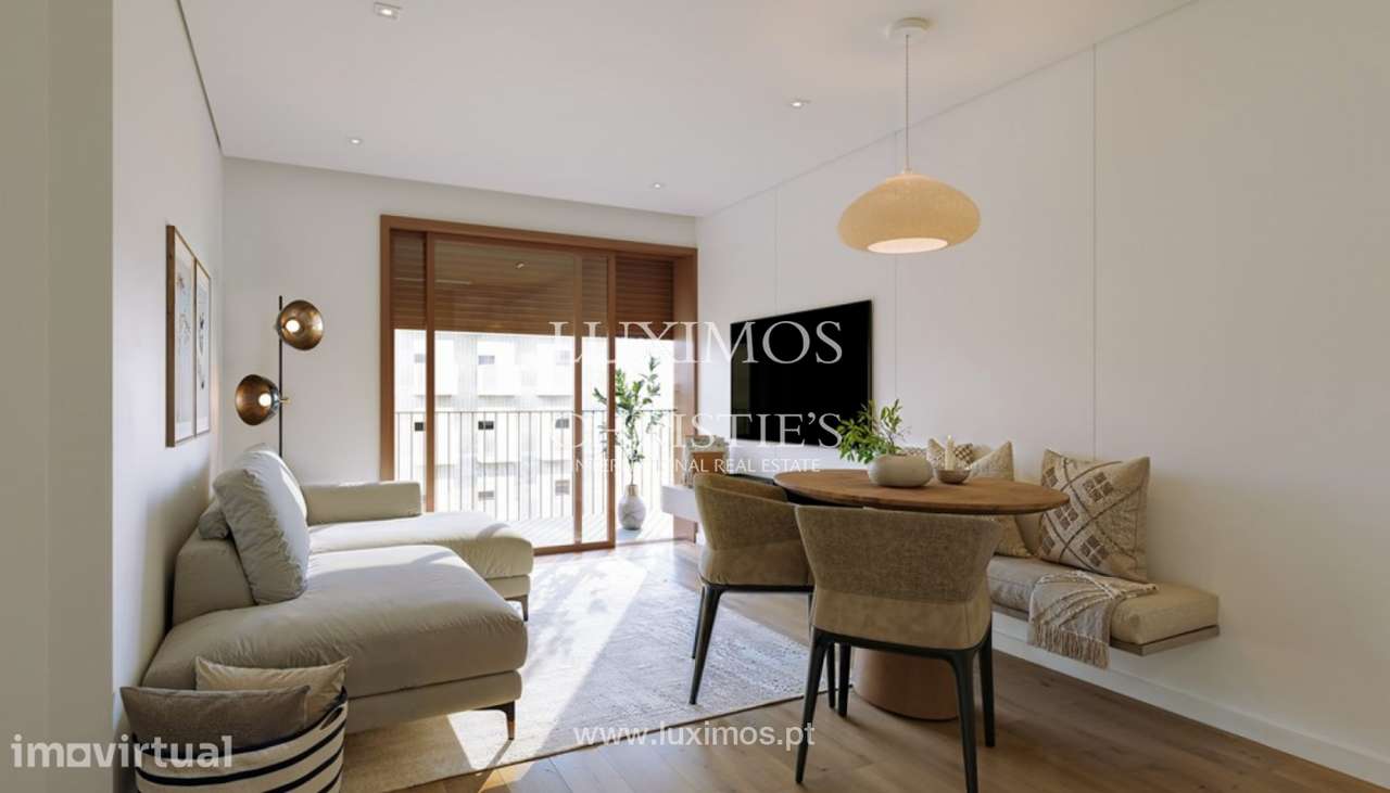 Apartamento T1+1 com varanda à venda perto da praia em Matosinhos - Grande imagem: 2/22