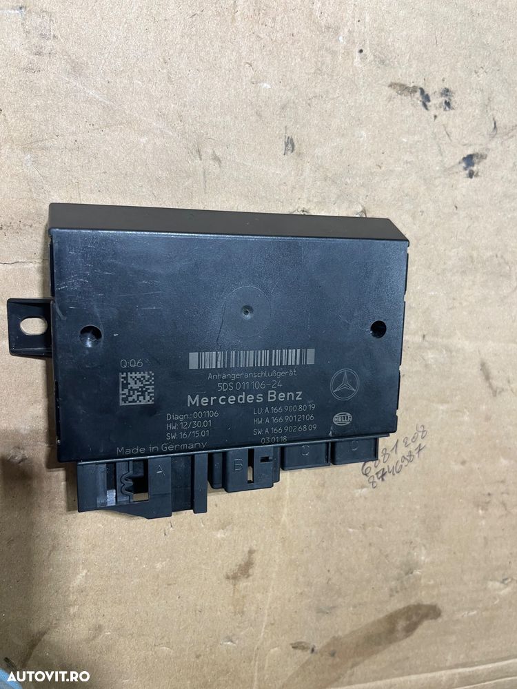 Modul carlig remorcare A1669008019 Mercedes GLE GL ML - 1