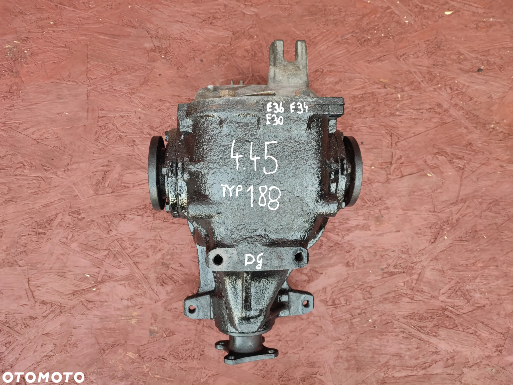 BMW E34 / E36 < COMPACT >  / E30 / E28 / Z3  ORYGINALNY DYFERENCJAŁ / DYFER DUŻA GŁOWA TYP 188 PRZEŁOŻENIE 4.45 OTWARTY O NR. 1 214 249 / 1 212 482 / 1 212 879 OEM - 5