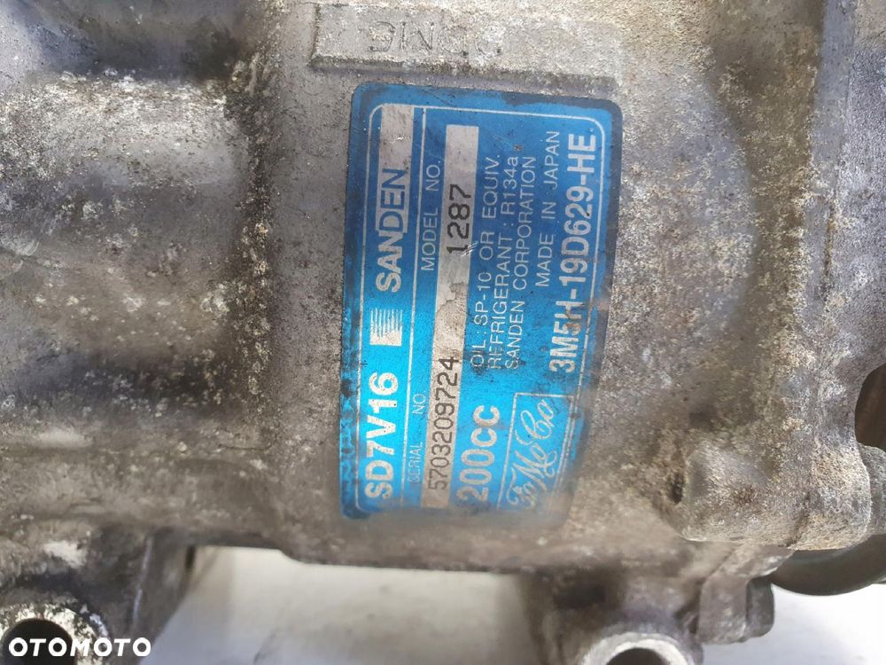 SPRĘŻARKA KLIMATYZACJI Volvo S40 II V50 2.0 D _ pompa 3M5H-19D629-HE - 4