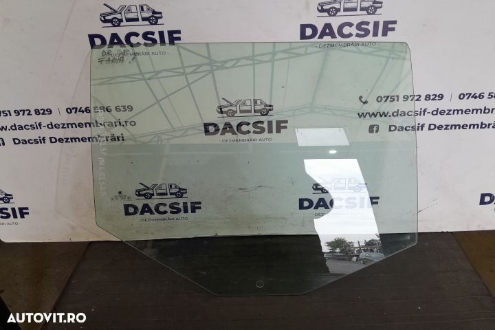Geam usa spate dreapta 43R-001057 43R-001057 Skoda Fabia 5J [2007 - 2 - 1