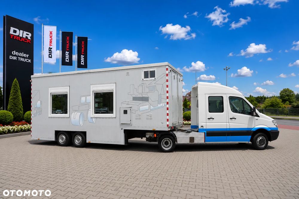 Mercedes-Benz 518 + NACZEPA VELDHUIZEN P33-4 Ala Kamper - 1