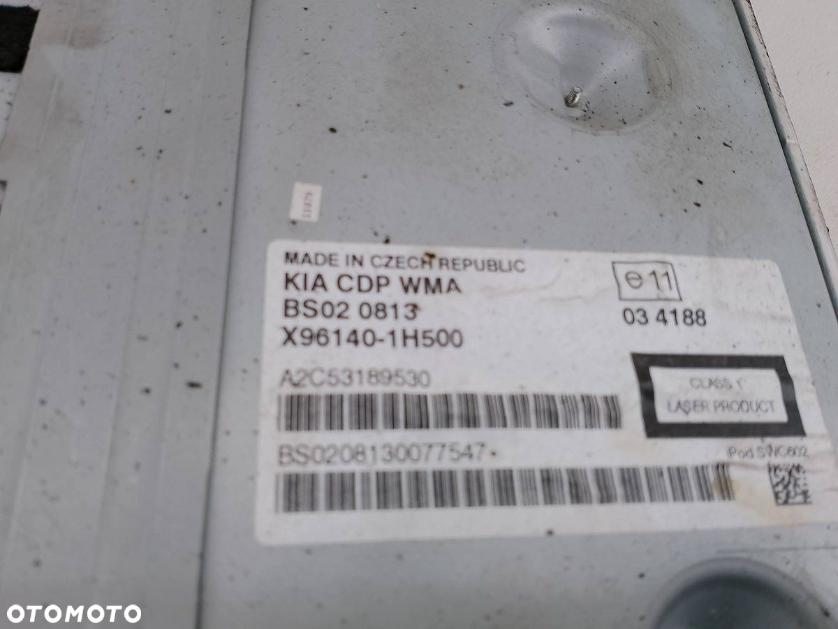 RADIO  KIA CEE'D I 1.6 BENZYNA KOMBI X96140-1H500 - 3