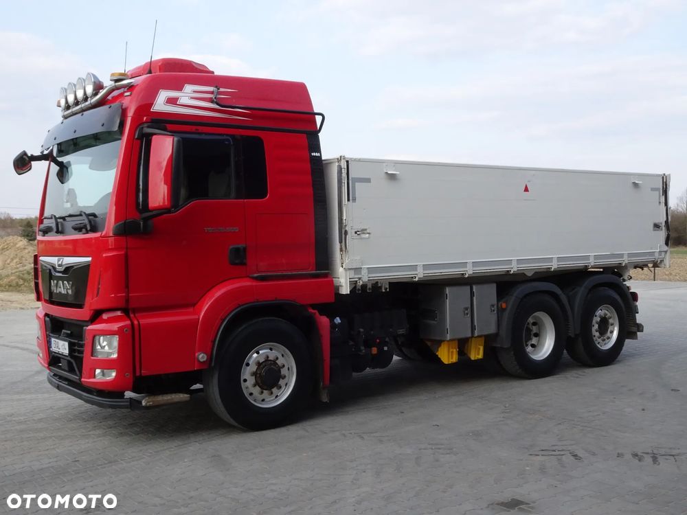 MAN TGS 28.500 Kempf 3-stronny do Zboża Idealny Stan Hydrodrive 6x4 Oś Skrętna - 2