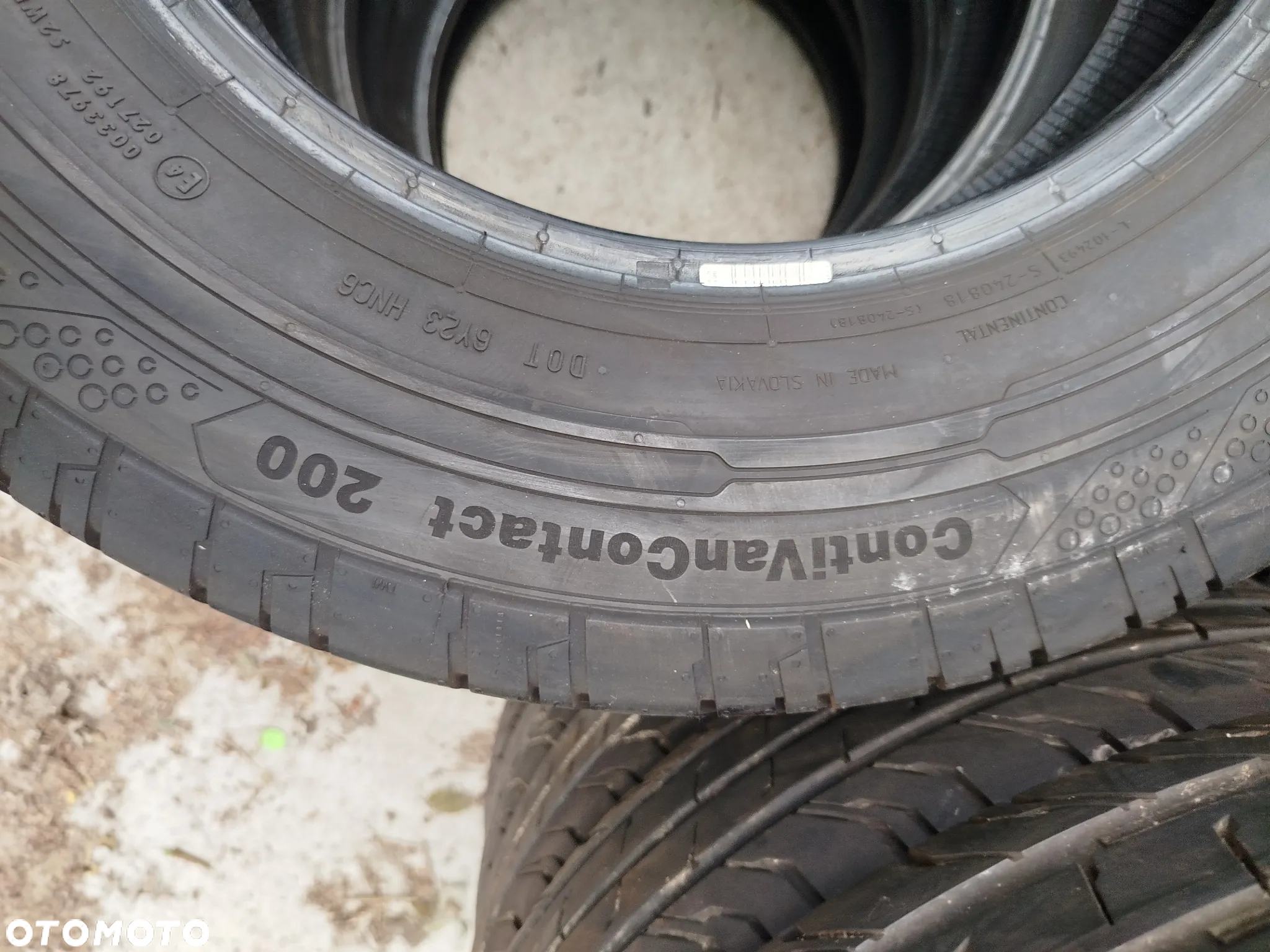 205/75R16C 113R Continental ContiVanContact Nowe z demontowane z nowego MAN - 8