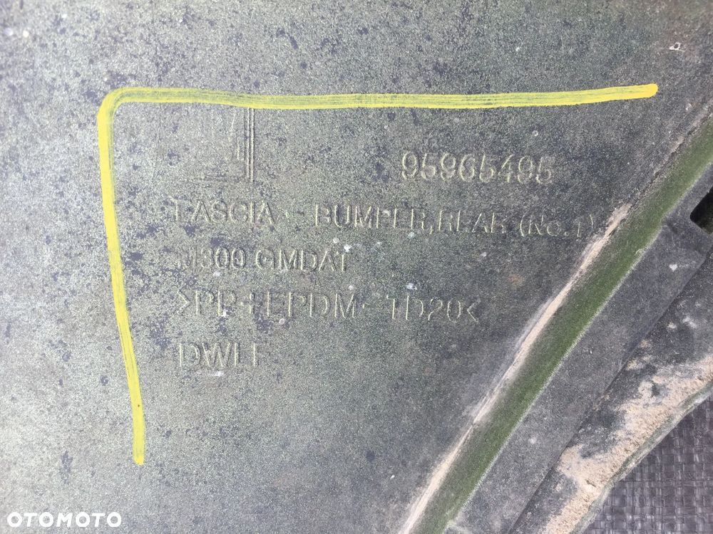 CHEVROLET SPARK 2010-2015 ZDERZAK TYLNY TYŁ - 10