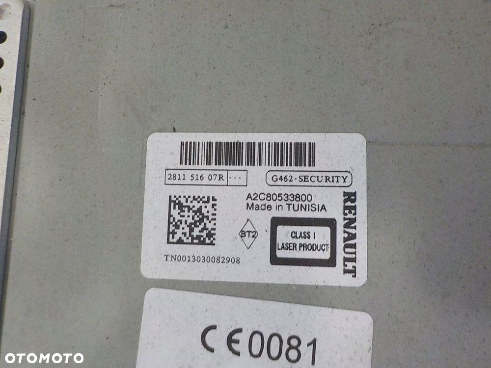 RENAULT TWINGO II RADIO MP3 USB AUX 281151607R KOD - 2