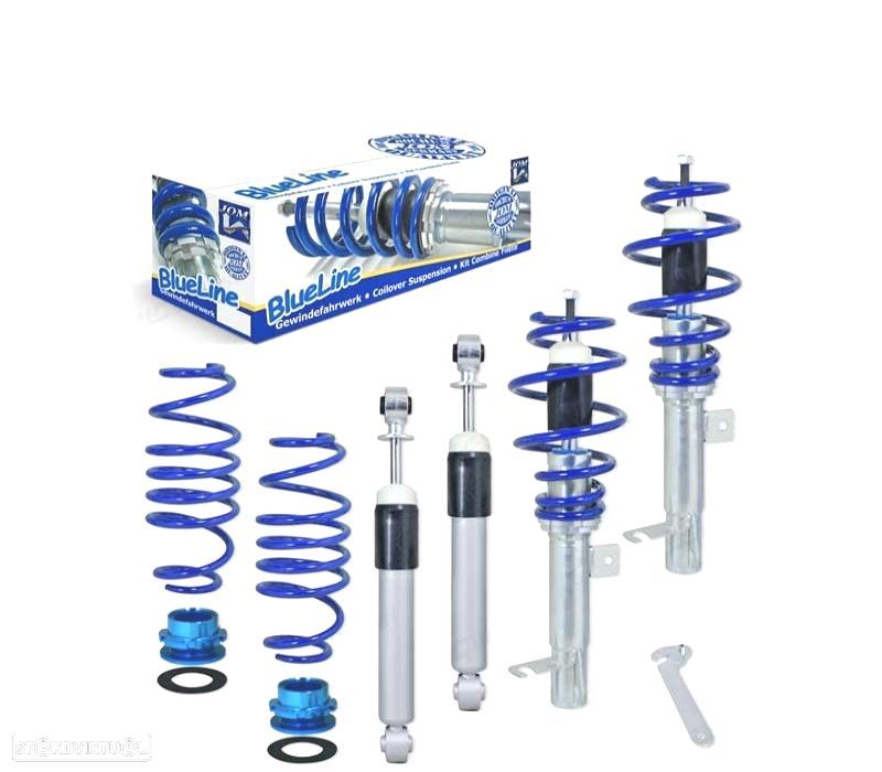 SUSPENSÃO REGULÁVEL COILOVER BLUE LINE FORD FIESTA JH JD - 1
