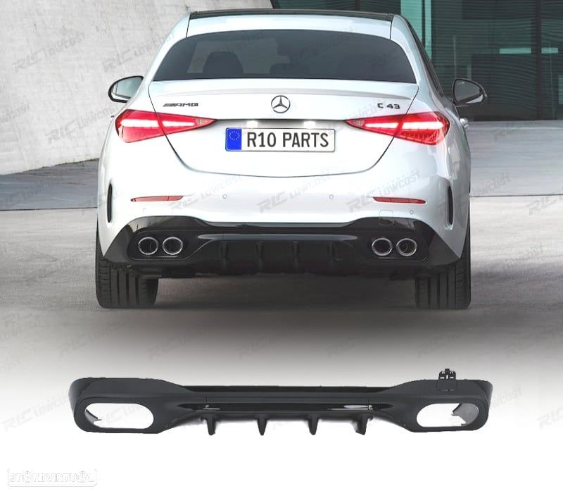 DIFUSOR MERCEDES W206 AMG 21- LOOK AMG C43 - 1