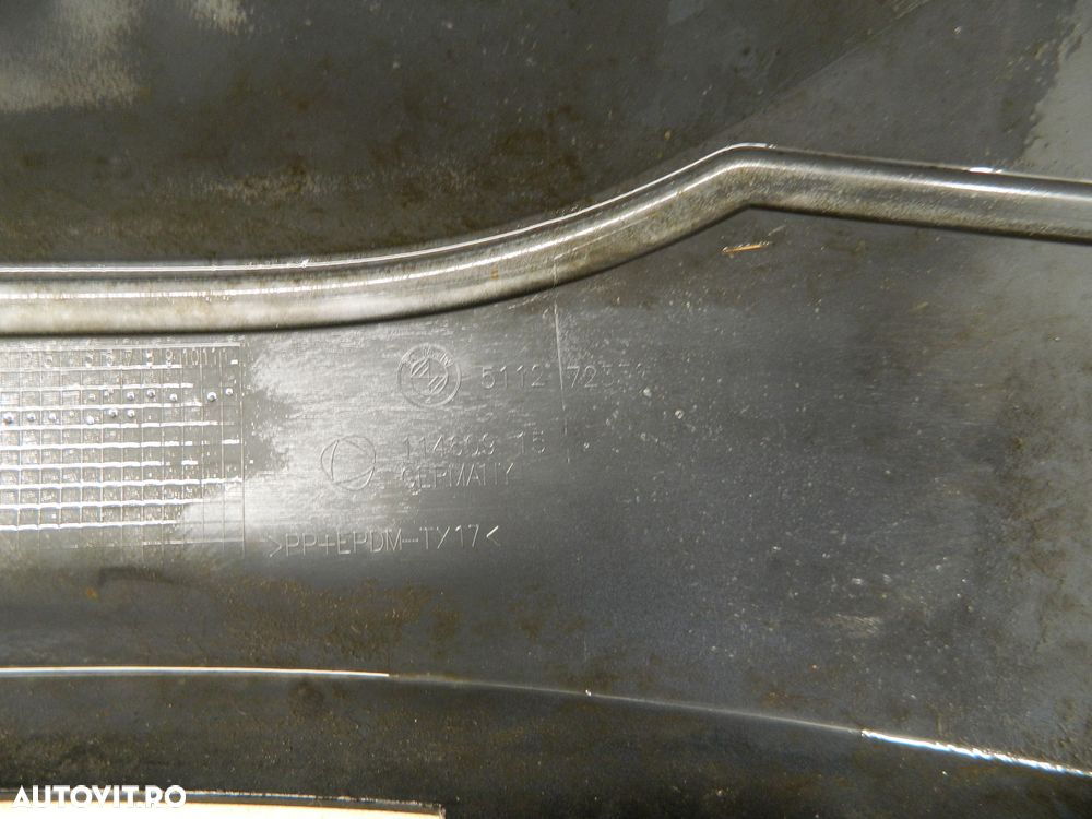 Bara spate BMW Seria 6, F12/F13/Coupe/Cabrio, 2011, 2012, 2013, 2014, 2015, 2016, 2017, 51127233621 - 2