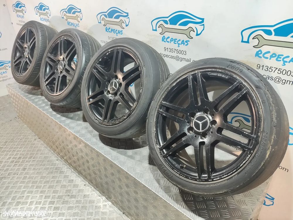 Jantes 17" Mercedes Benz AMG - 7,5J | 8,5J | ET47 | ET58 - 5x112 - A2044014502 | A2044014602 - Class C | E | A | Originais | W204 | 17 Polegadas | Jante | Original | Furação 5 x 112 - 2