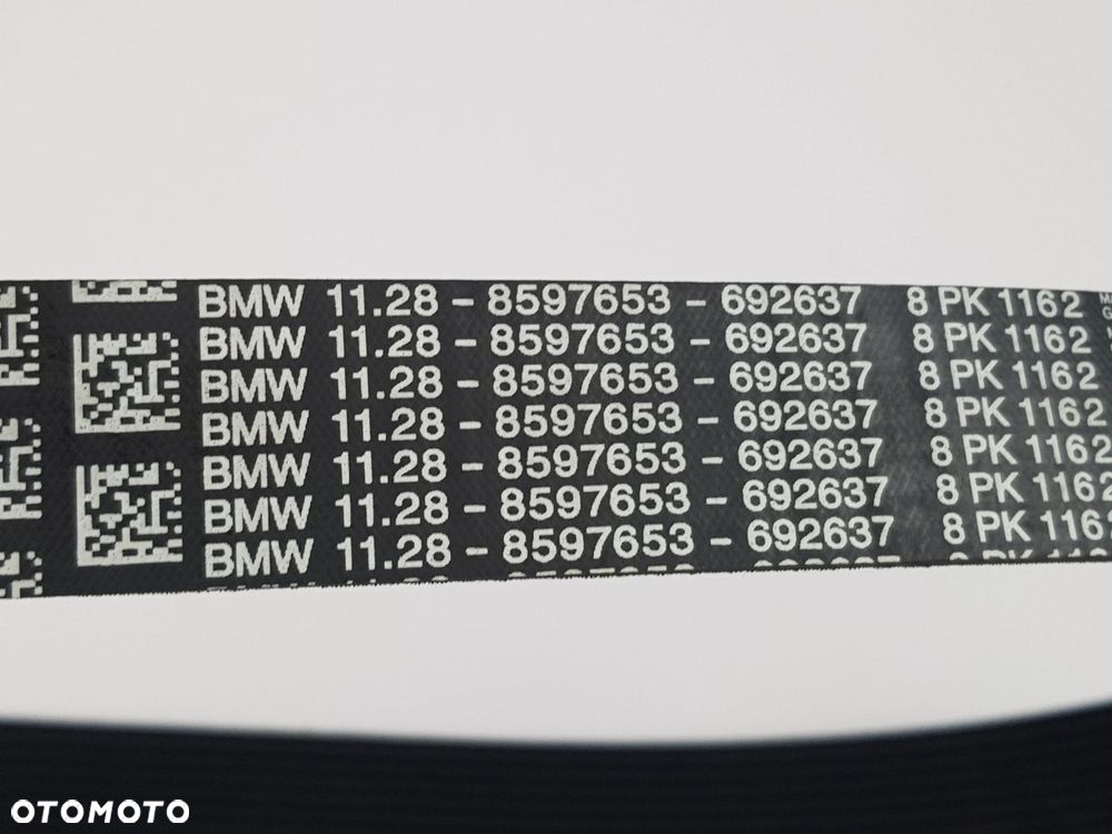 NOWY ORYGINALNY Pasek klinowy wielorowkowy BMW G01 G02 G20 8597653 8PK1162 - 3