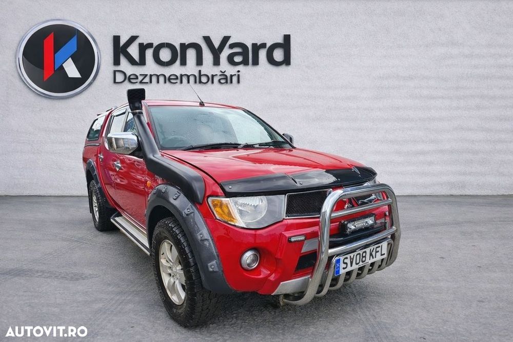Aripa Dreapta Fata Mitsubishi L200 2006 - 2010 4 Usi ROSU (906) - 7