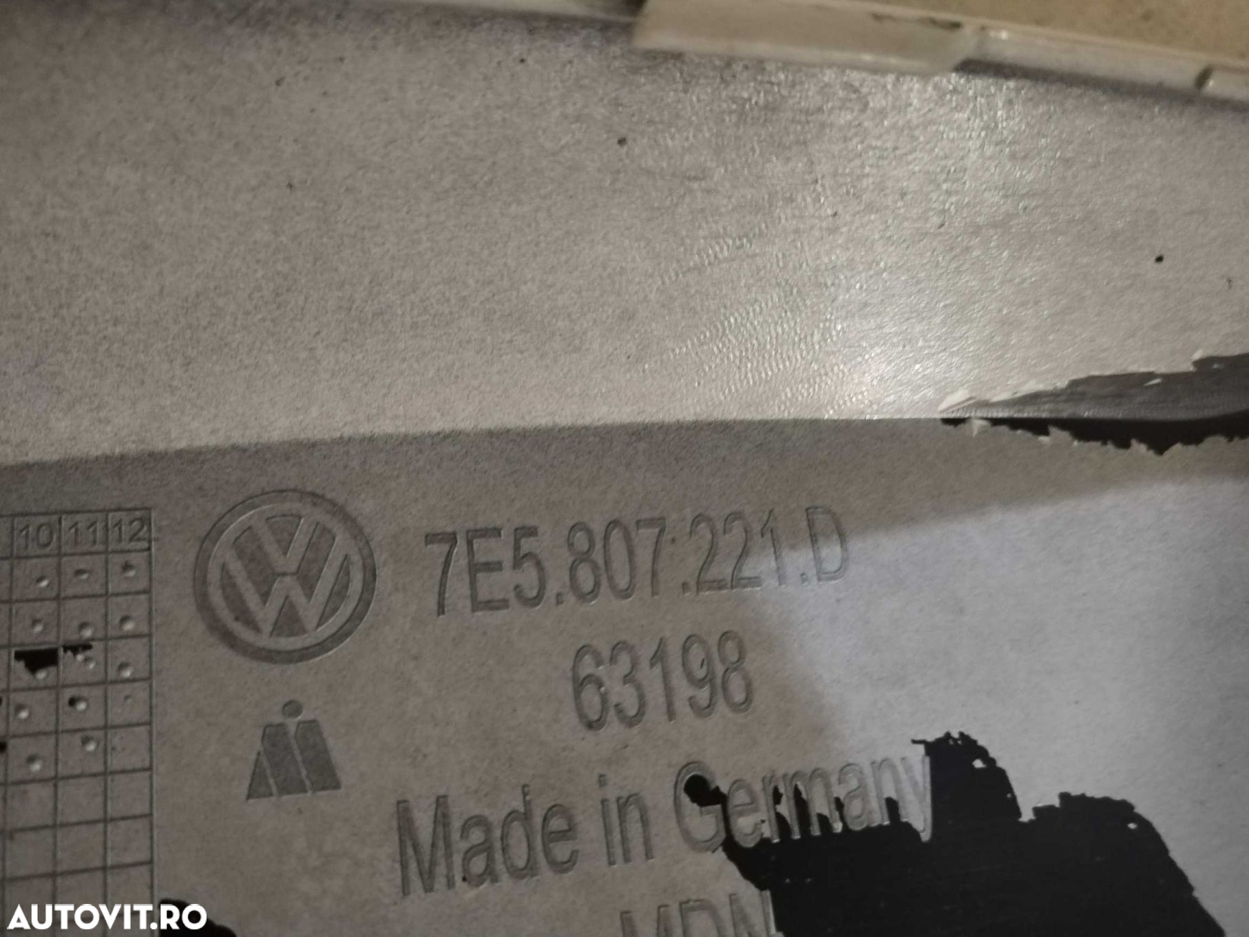 Bara fata VW Transporter, Multivan, Caravelle, T6, 2015, 2016, 2017, 2018, cod origine OE 7E5807221D. - 9