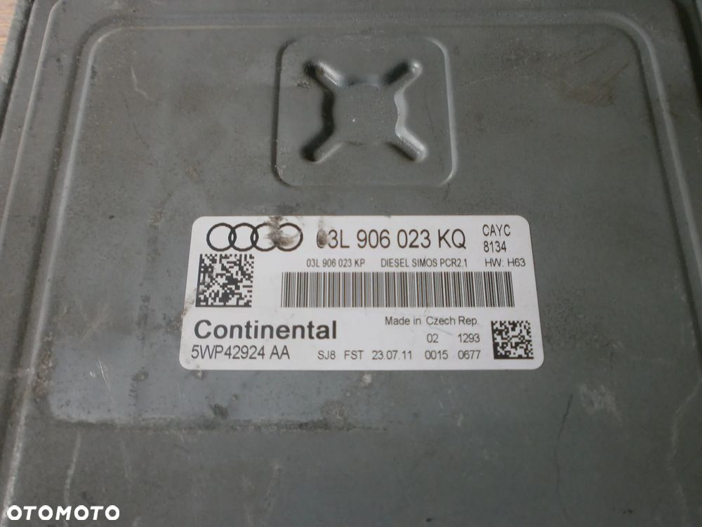 STEROWNIK SILNIKA 03L906023KQ 1.6TDI CAY VW SKODA SEAT AUDI - 3