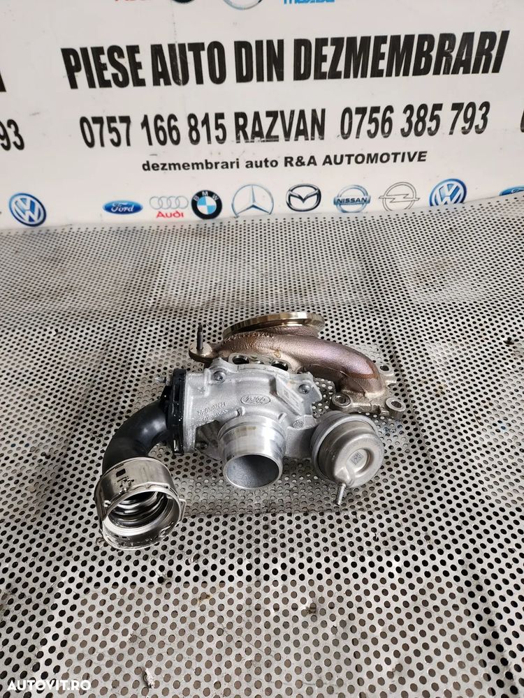 Turbo Turbina Ford Puma Fiesta Focus C Max 1.0 Benzina Ecoboost Cod H6BG 6K682 AD Euro 6 Motor B7JA - 3